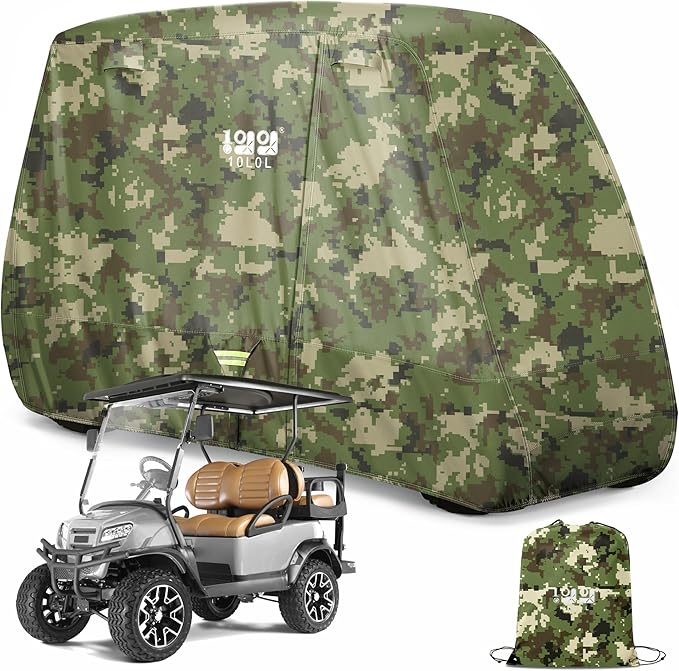 10L0L Heavy Duty Golf Cart Cover