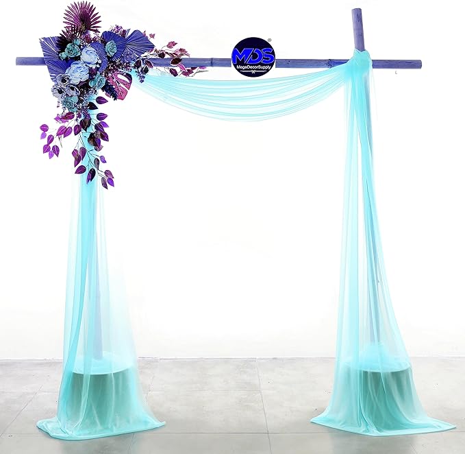 MDS Halloween Chiffon Draping Fabric - 1 Panel, 30" Wide x 40ft Long - S...