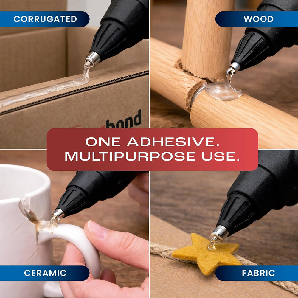 ASA Clear Hot Glue Sticks 7/16" x 10", High Temp, 25 lb Box, 483 Ct