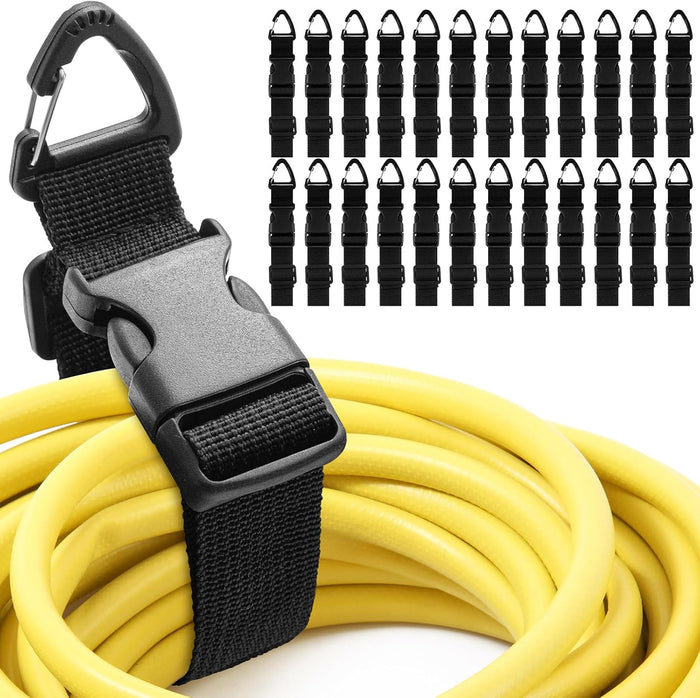 24 Pack 17 Inch Adjustable Extension Cord Holder Organizer