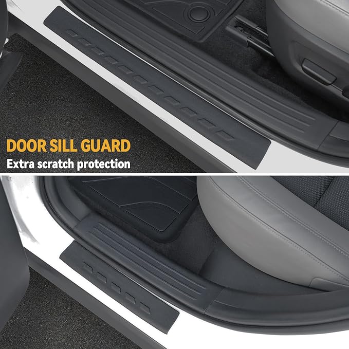 Floor Mats Set for 2023 2024 2025 Mazda CX-50 Gas, Full Coverage All Weather