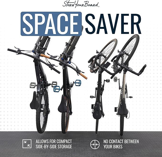 StoreYourBoard SwivelStow Road & Gravel Bike Storage 2 Pack – Heavy Duty ...