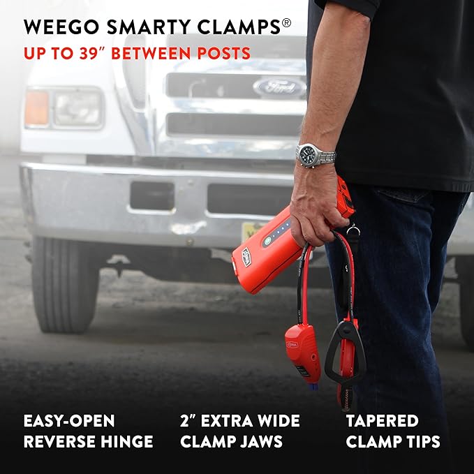 Weego N70 12V Portable Jump Starter, 2500 Peak Amp / 700 Cranking Amp, Patented