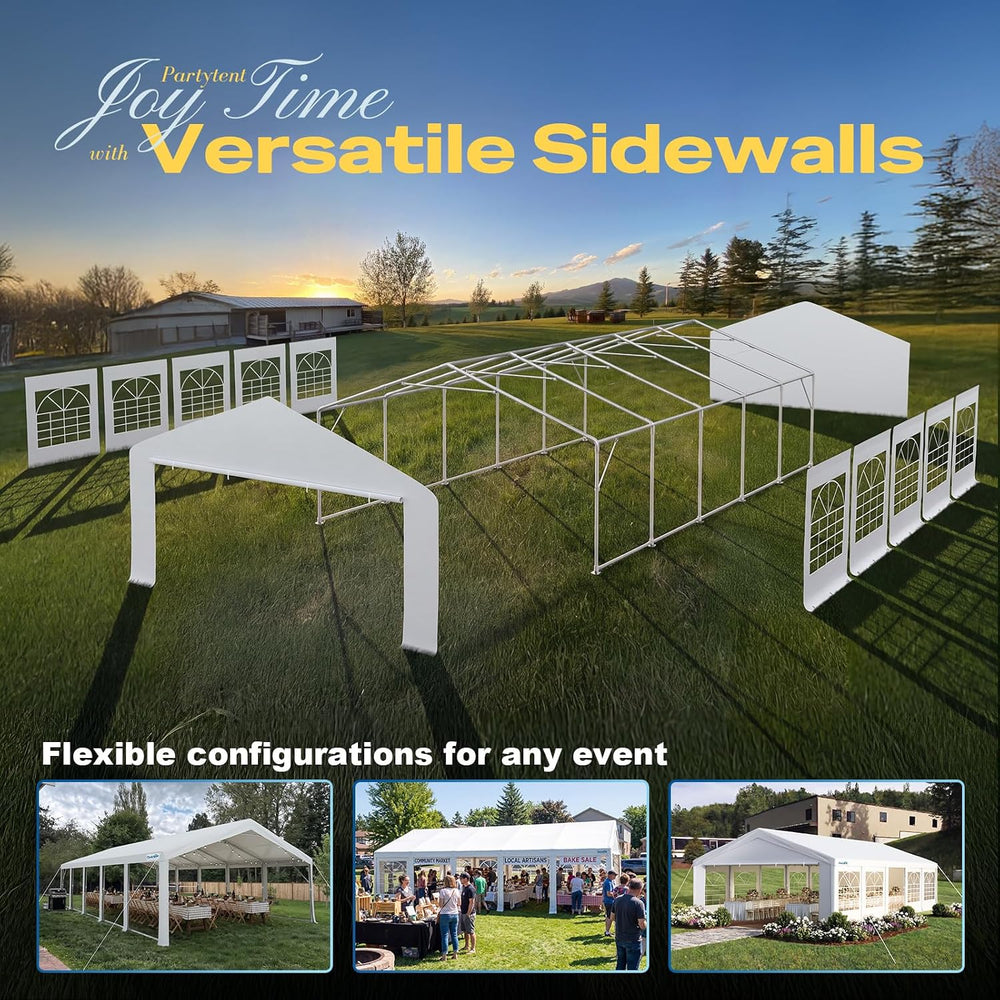 Quictent Premium 20x32 Reinforced Heavy Duty Party Tent with 5 Storage Bags