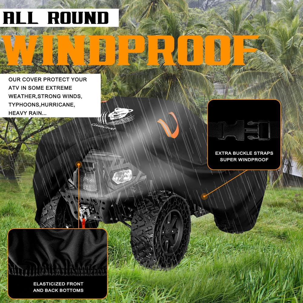ATV Covers Waterproof Outdoor Heavy Duty,Rip-stop Polyester,Secure Buckles | ...