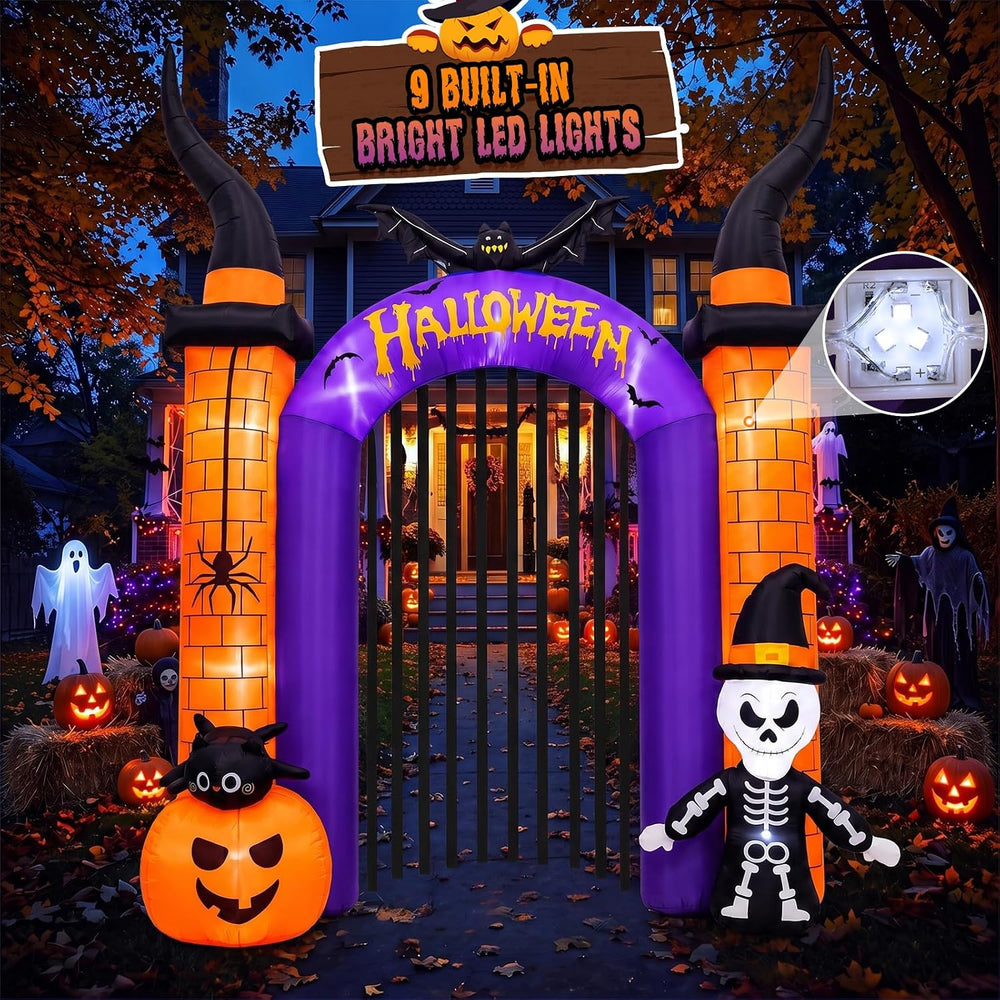 12.5FT Giant Halloween Inflatable Archway Outdoor Decoration
