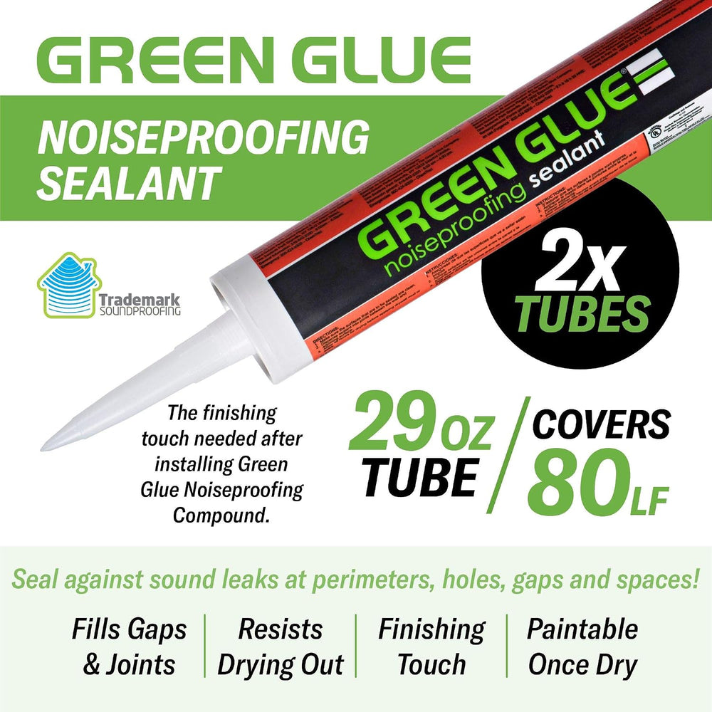 Trademark Soundproofing Green Glue Soundproofing Compound and Acoustical Seal...