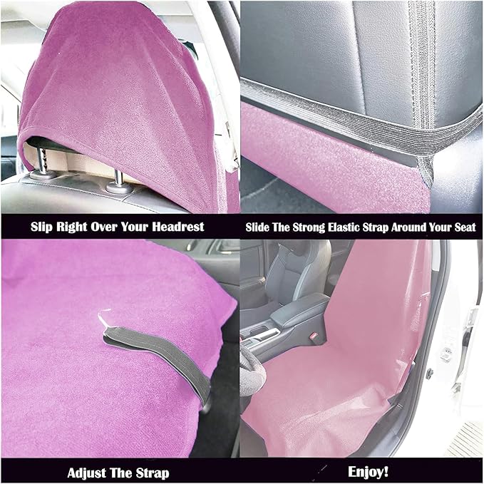 Car Seat Cover Protector Front Seats, (2Pcs)