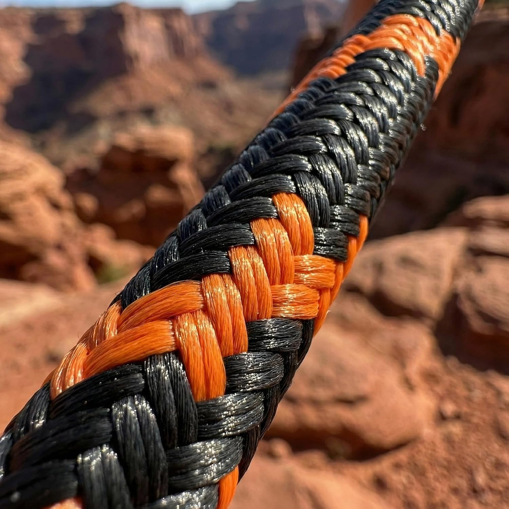 1-1/8" x 30' Kinetic Recovery Tow Rope (48,600lbs), with 2 Soft Shac...