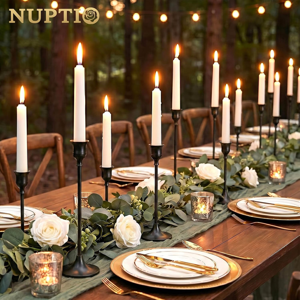 NUPTIO Halloween Candle Holder for Candlestick: Solid Aluminum - Set of 6