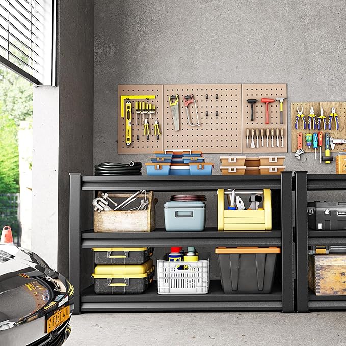Garage Storage Shelves Heavy Duty, 40”W Shelving Units and Storage Rack