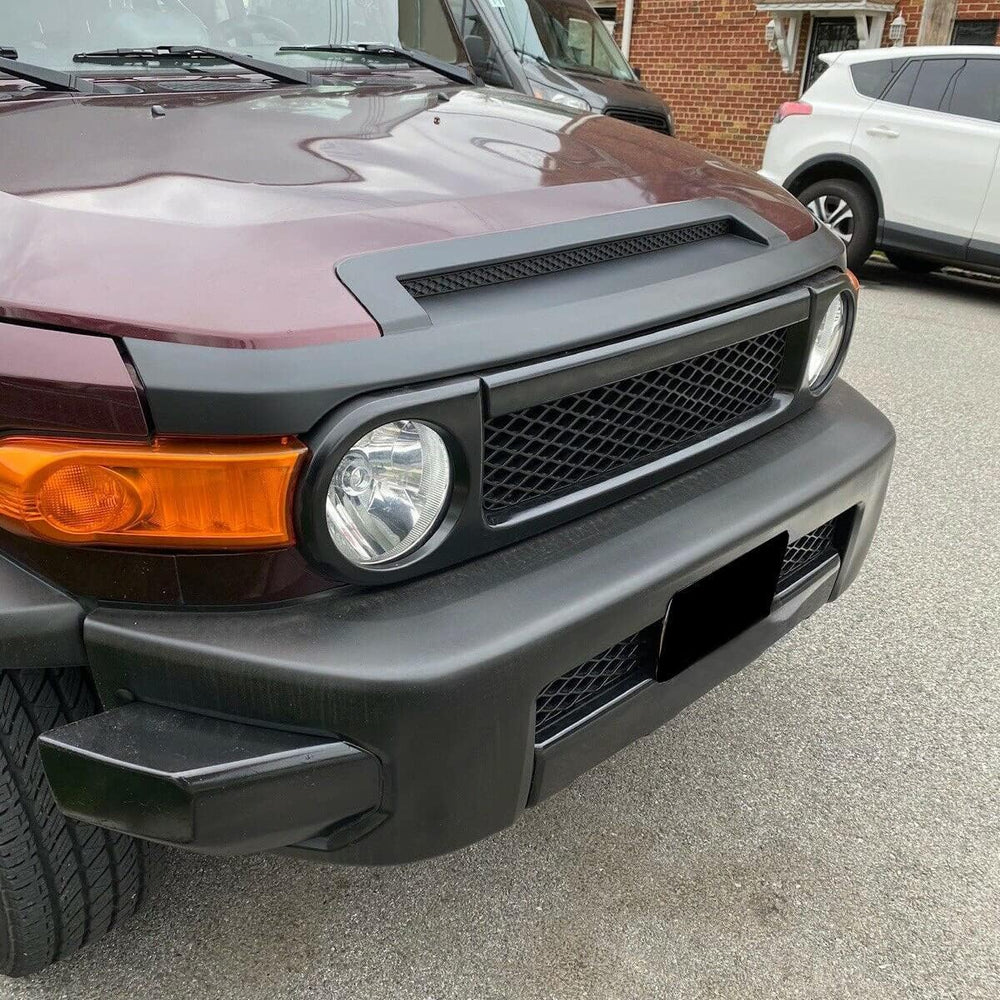 ECOTRIC Hood Molding Trim Compatible with 2007-2014 Toyota FJ Cruiser Replace...
