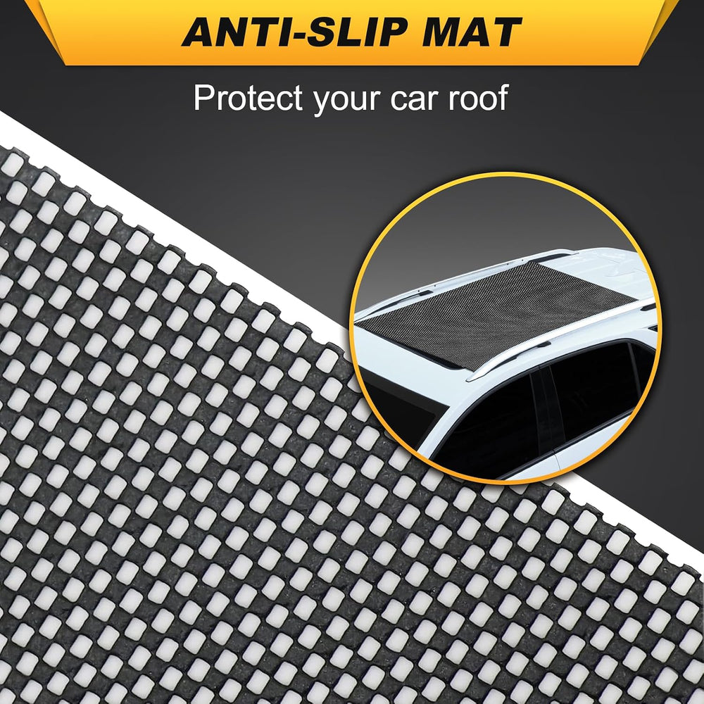 Sailnovo Car Rooftop Cargo Carrier Bag 20 Cubic, PVC Vehicle Soft-Shell Car T...