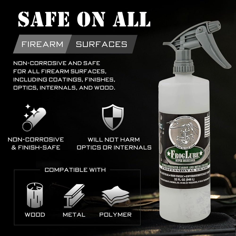 Frog Lube Super Degreaser Concentrated Gun Cleaner Spray - Non Toxic