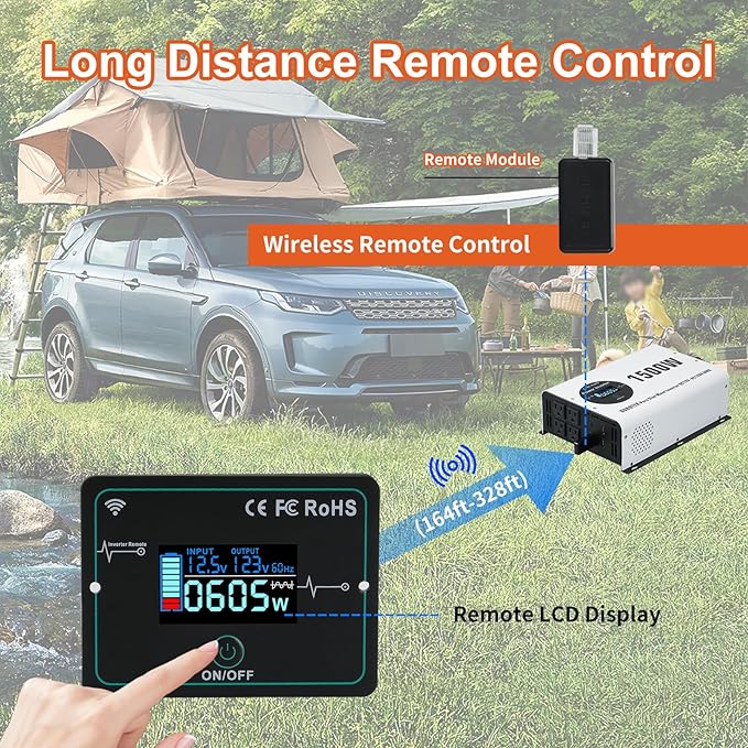 1500W Pure Sine Wave Power Inverter
