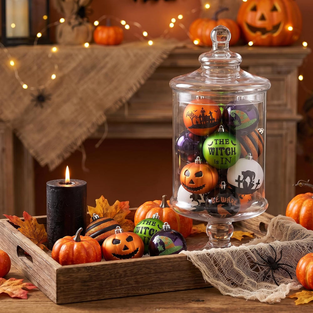Valery Madelyn 16ct Large Halloween Ornaments Tree Decorations Indoor 3.2"