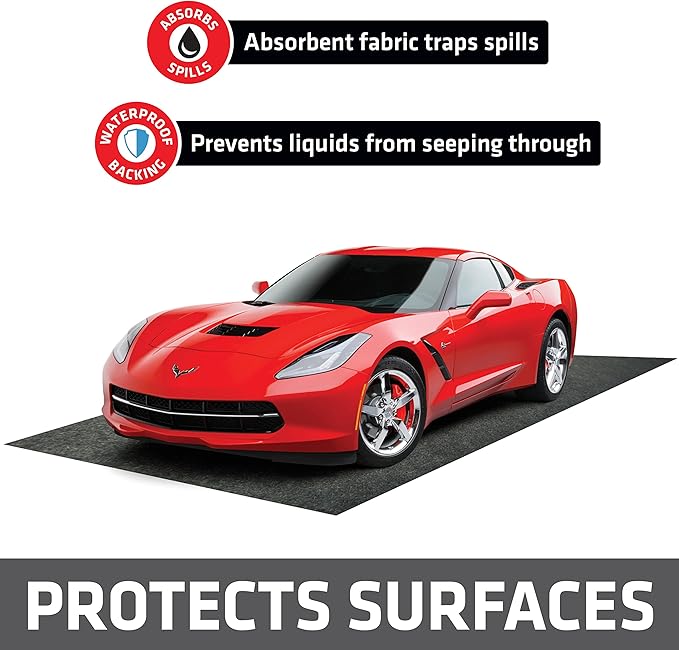 Drymate Garage Floor Mat, Protects Surfaces, Transforms Garage, Waterproof