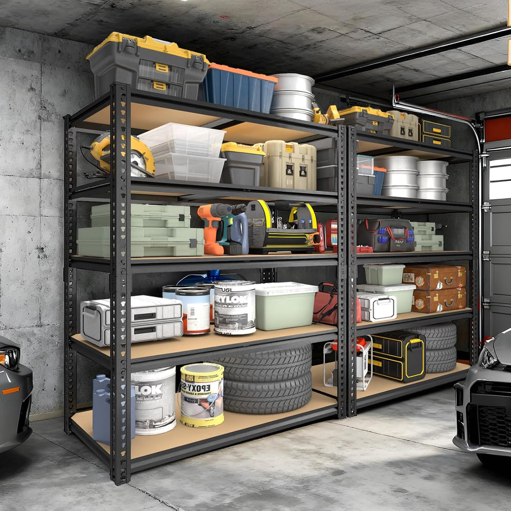 Garage Racks for Storage,5-Tier Adjustable Garage Shelving Storage Shelves,24...