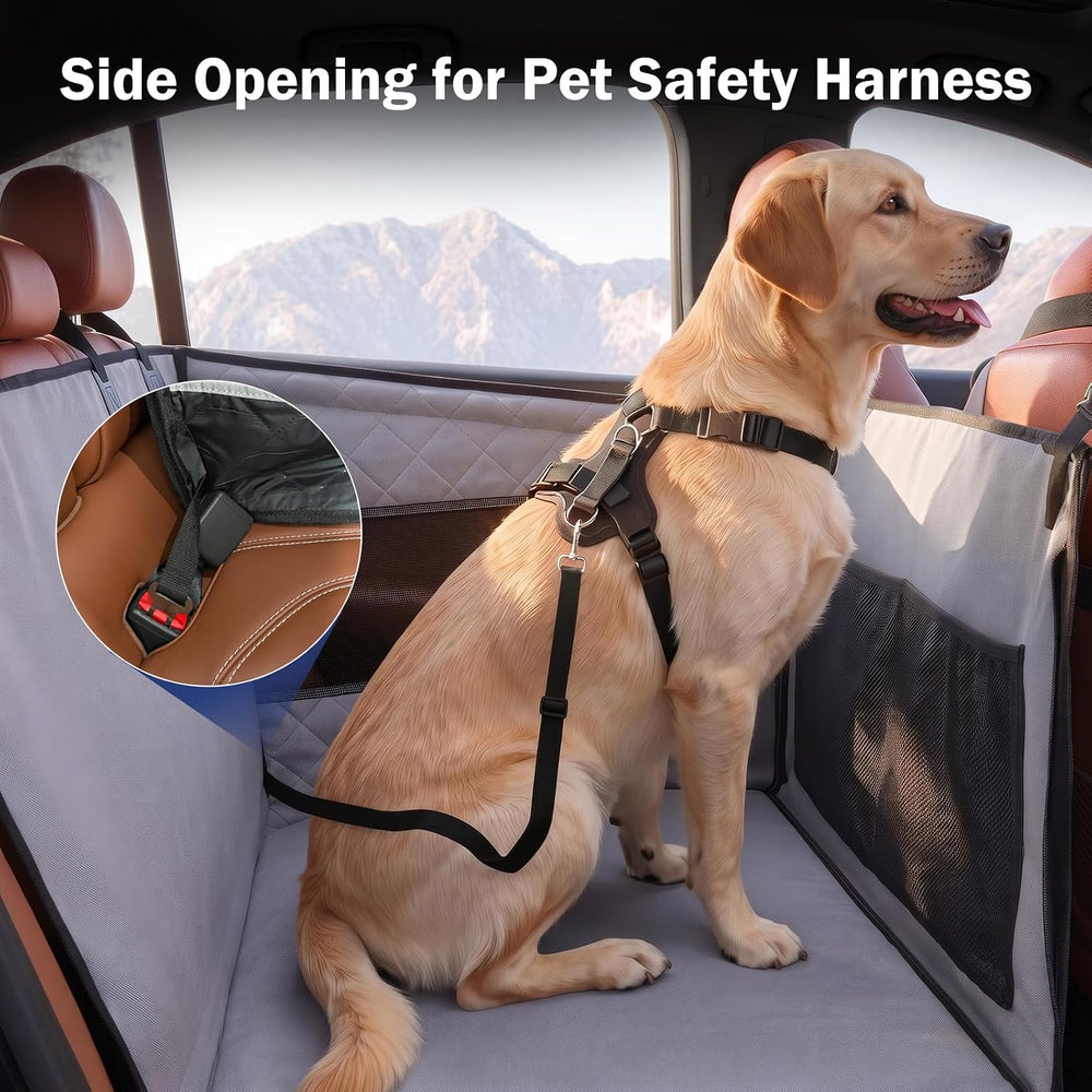 MIXJOY Dog Car Seat for Large Medium Dogs, Back Seat Extender for Pets, Water...