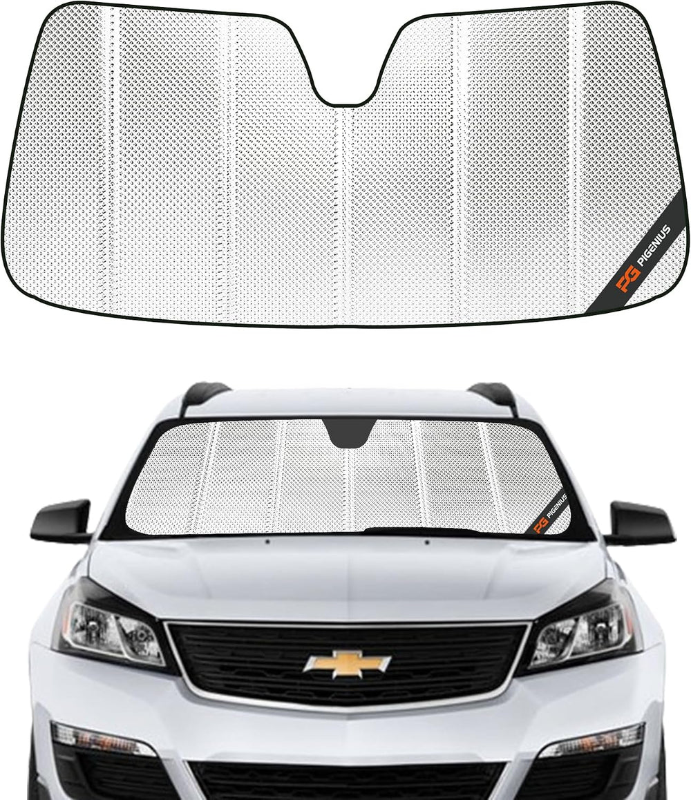 Pigenius Windshield Sun Shade for Chevrolet Traverse 2013-2017, GMC Acadia 20...