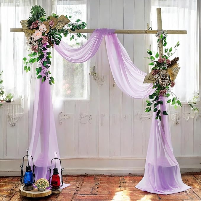MDS Halloween Chiffon Draping Fabric - 1 Panel, 30" Wide x 50ft Long - S...