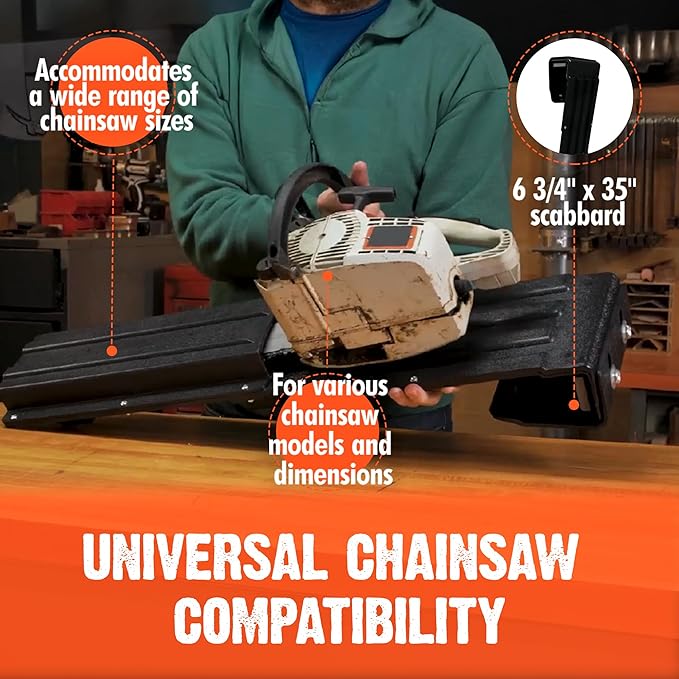 FORESTER Adjustable Bucket Chainsaw Scabbard | Chainsaw Holder