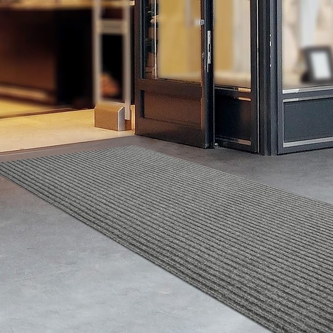 iCustomRug Spartan Weather Warrior Indoor/Outdoor Utility Ribbed Carpet Runner