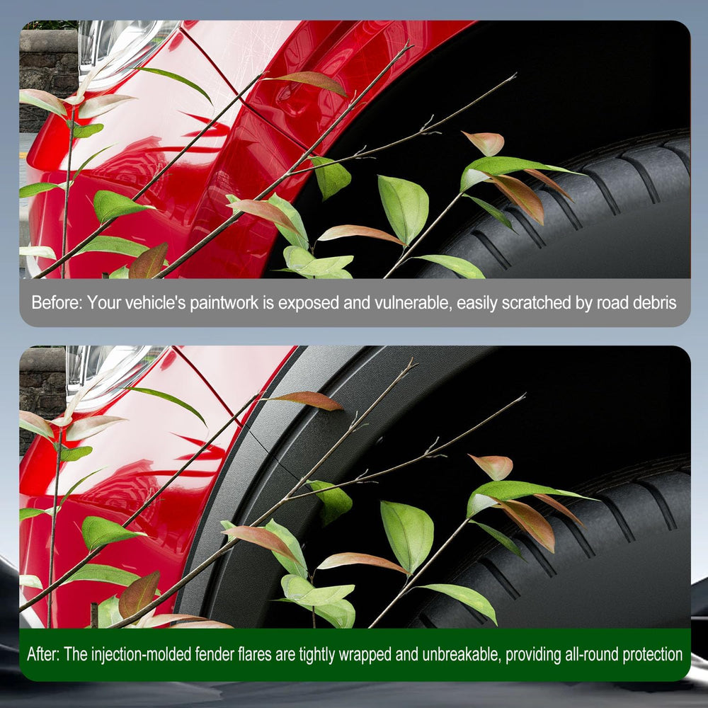 xipoqix Three-section Fender Flares Compatible with 2022-2025 Ford Maverick 1...
