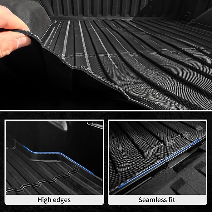 OEDRO Truck Bed Mat Fit for 2024 2025 Toyota Tacoma 5FT, TPE All Weather 2024