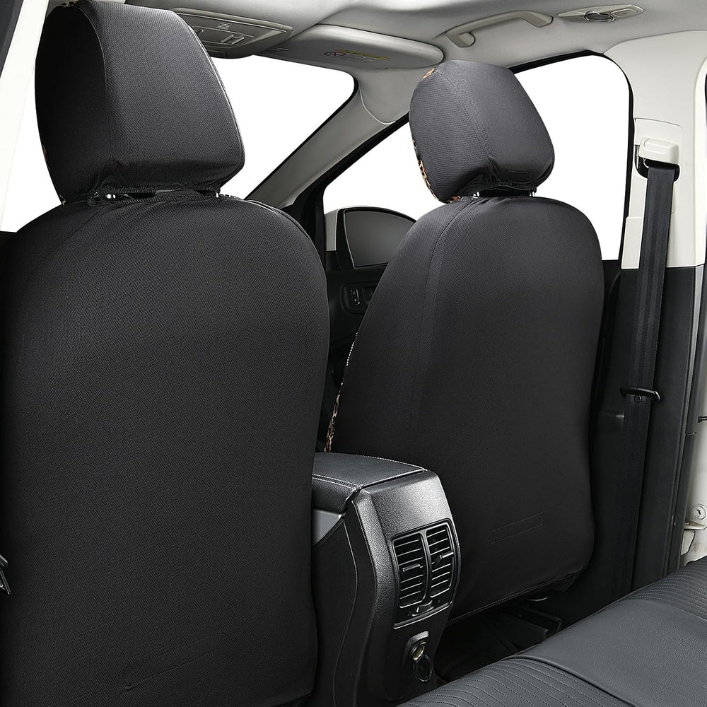Flying Banner Synthetic Leather car seat Covers Full Set Front and Rear Bench...