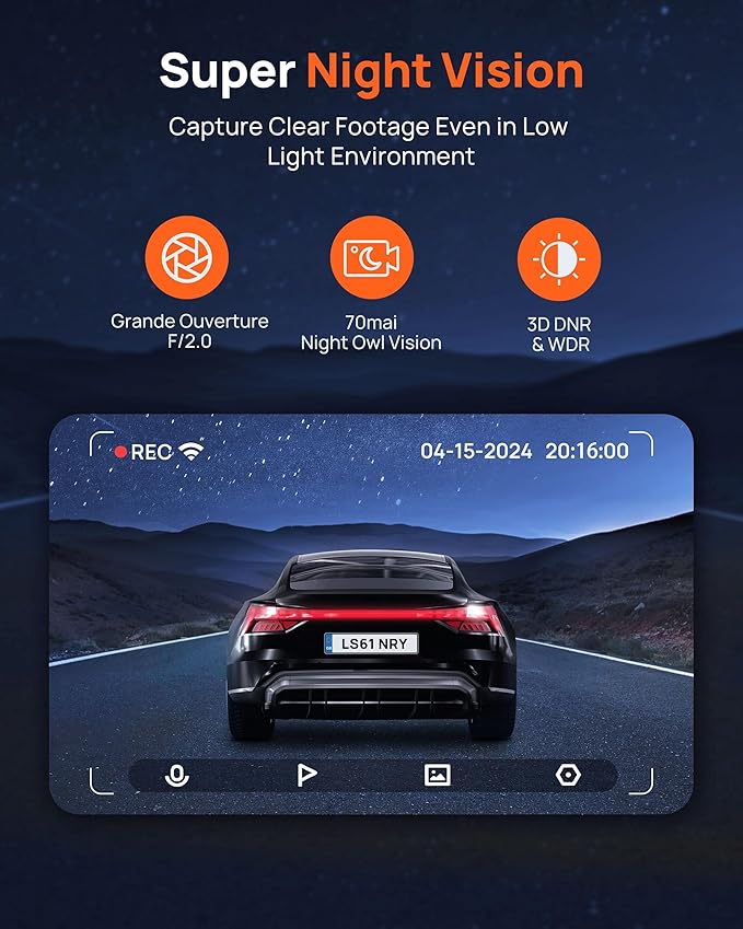 70mai Dash Cam M310, Dash Camera