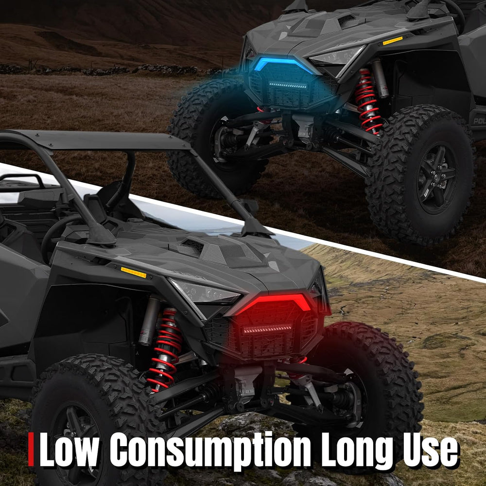 A & UTV PRO Fang Accent Chasing Color Light with RGB for 2020-2024 RZR PR...