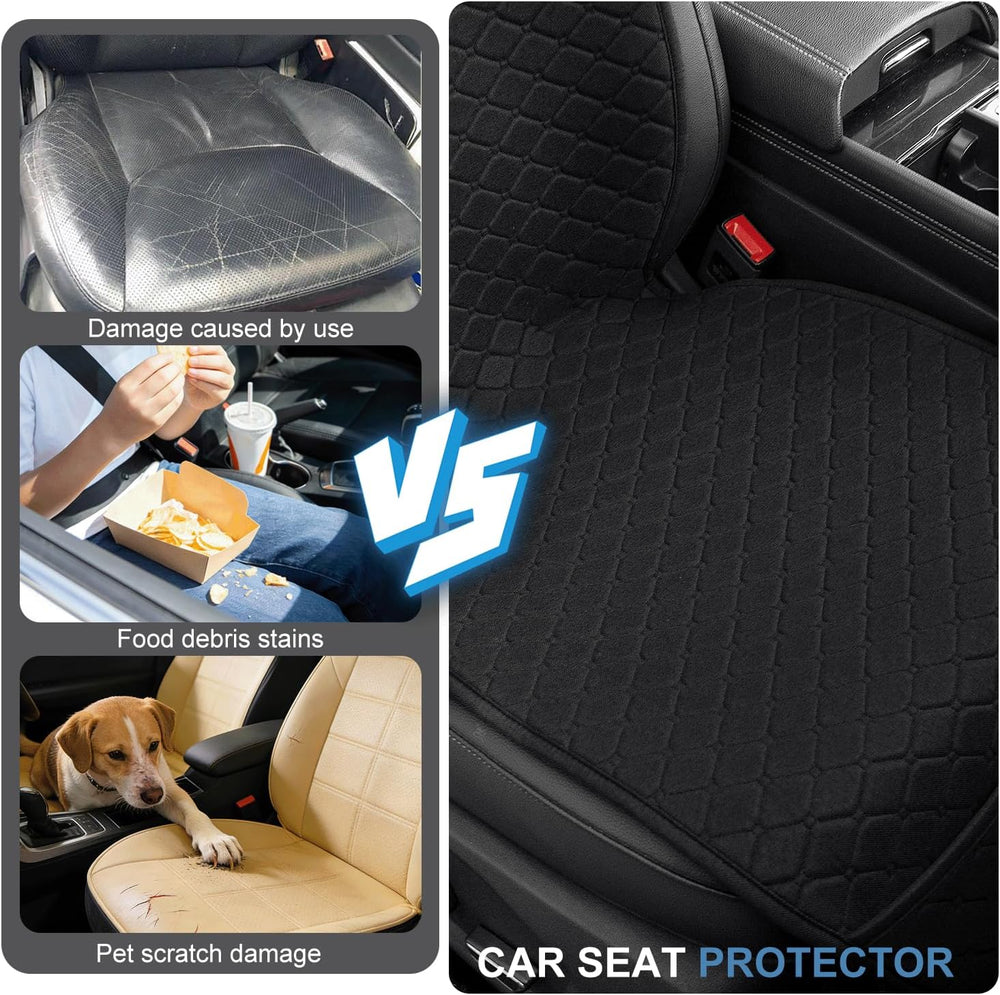 2 Pack Car Seat Covers, Front Seat Covers for Cars, Breathable Linen Car Seat...