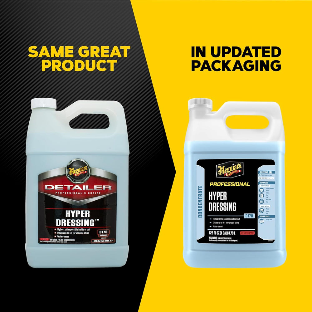 Meguiar's D17001 Hyper Dressing -1 Gallon – Give Your Car’s Trim Piec...