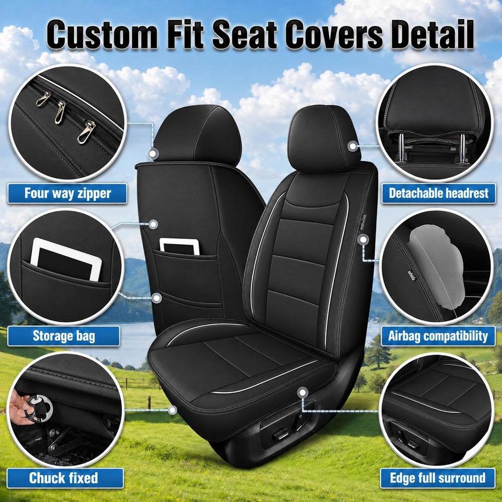 YORKNEIC Car Seat Covers 5 Seats Set for Hyundai Tucson 2010-2025 2026 Waterp...