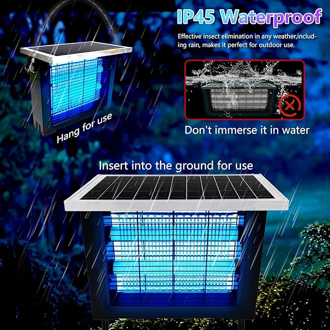 Powerful Solar Bug Zapper Outdoor