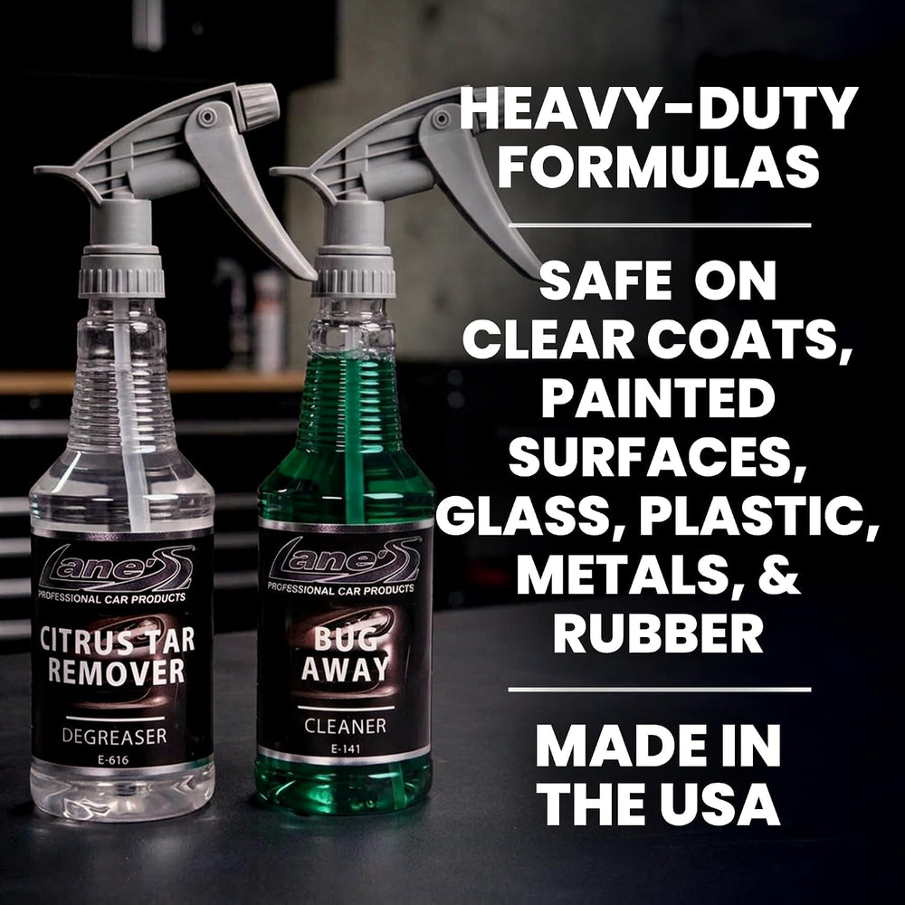 LANE'S Bug and Tar Remover Kit for Cars | Concentrated Spray Formula | 32...