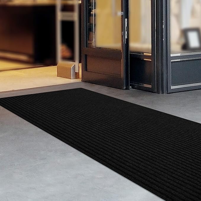iCustomRug Spartan Weather Warrior Indoor/Outdoor Utility Ribbed Carpet Runner