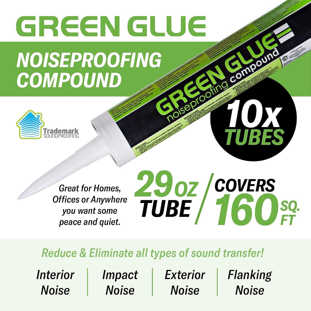 Trademark Soundproofing Green Glue Soundproofing Compound and Acoustical Seal...