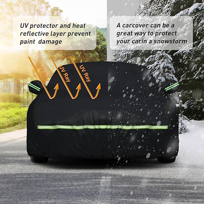 Waterproof Car Covers for 1994-2023 Mustang GT/Cobra/Shelby/Bullitt/ECOBOOST