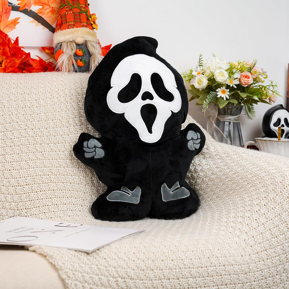 GAGEC Halloween Ghost Pillow Funny Spooky Ghost Throw Pillows 15.8 Inch Hallo...