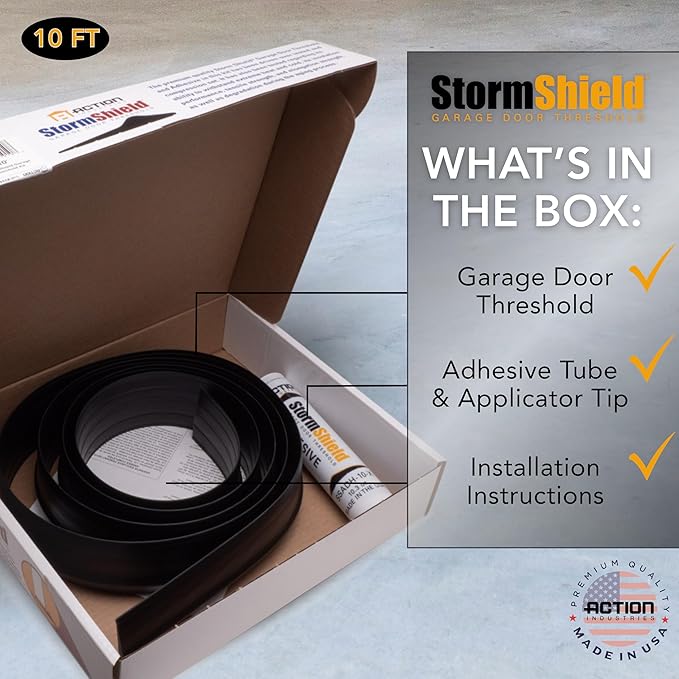 Storm Shield® 10’ Garage Door Seal Threshold Strip