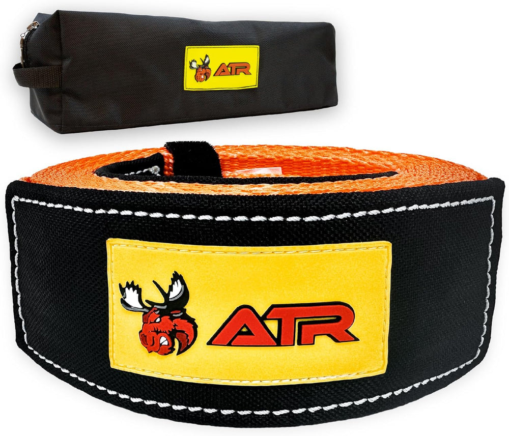 ATR Recovery Tow Strap 3.5" x 20ft – 36, 000 lbs Break Strength, Heavy Duty