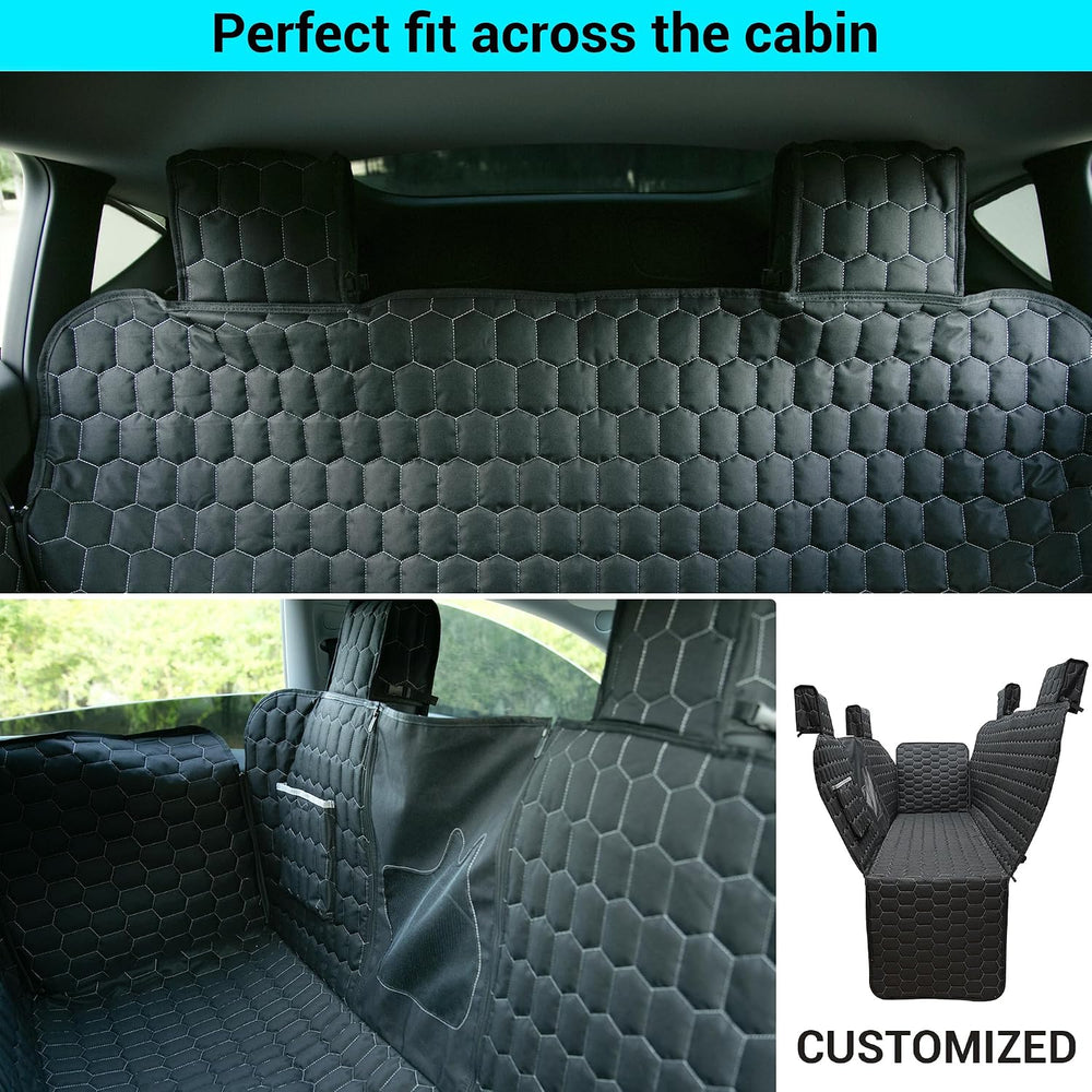 Meginc Dog Seat Covers for Back Seat, Dog Car Seat for Tesla Model 3, 100% Wa...