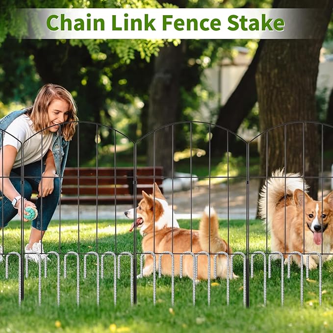 12 inch Fence Stakes Heavy Duty 50-Pack J Hook Rebar Ground Stakes Anchor