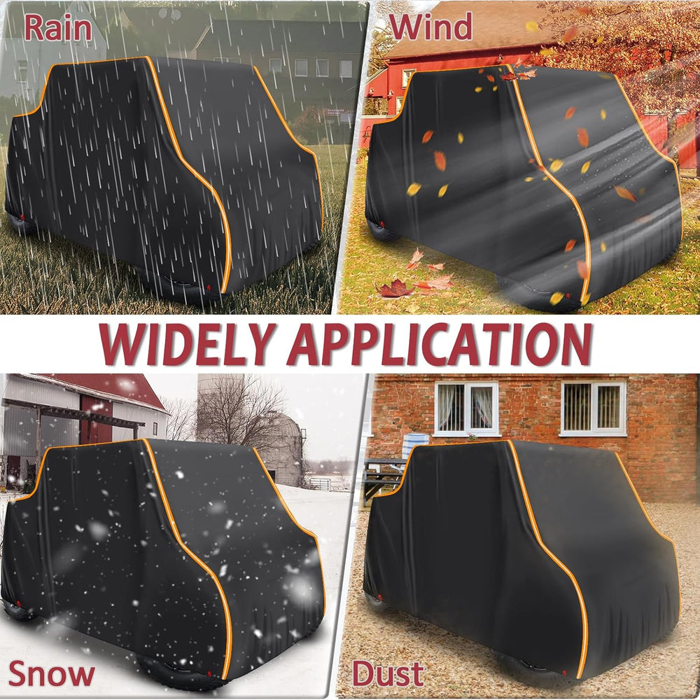 StarknightMT Heavy Duty UTV Cover 4 Seater,Waterproof 420D Oxford Cover for A...