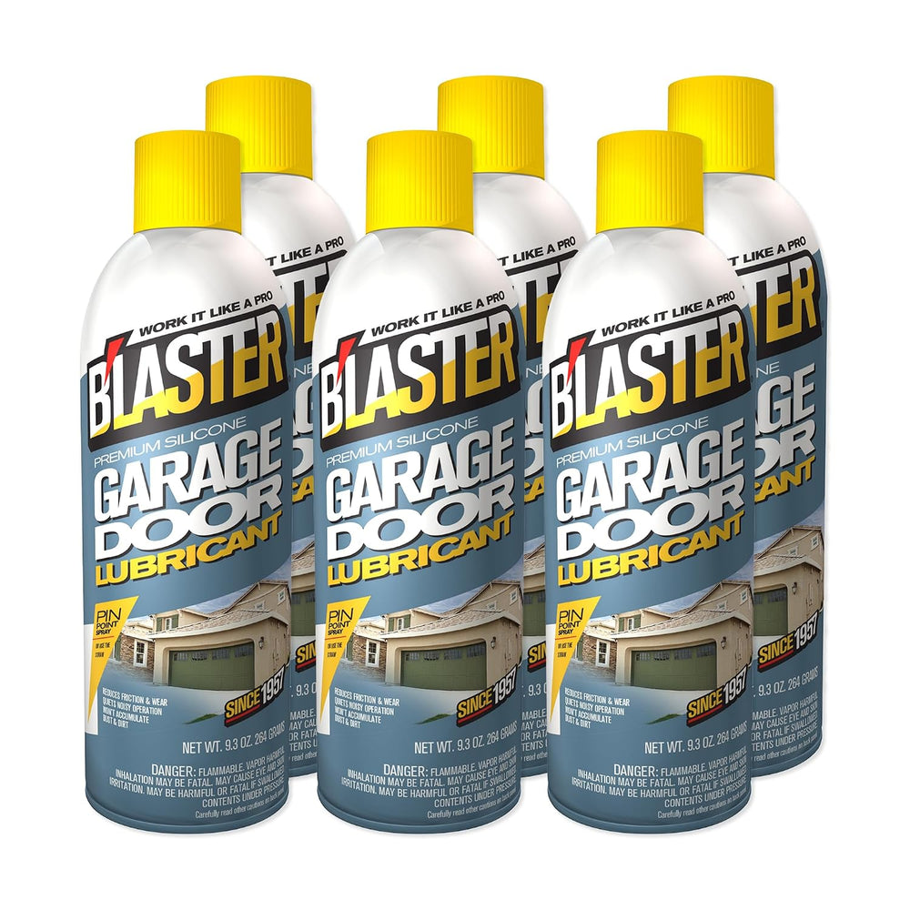 B’Laster Garage Door Lubricant Spray – Premium Silicone Garage Door Lube – Re...