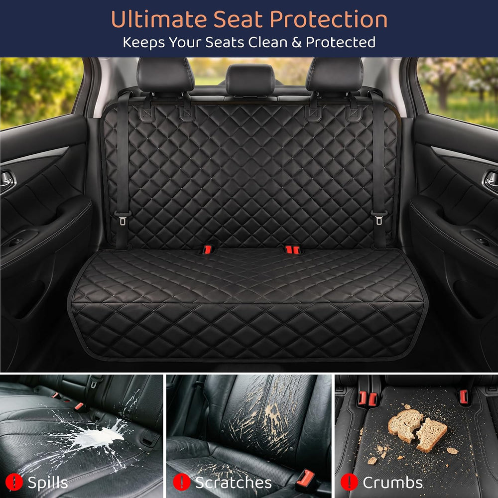 Bench Back Seat Cover for Dogs, Rear Dog Car Seat Covers for SUV & Truck