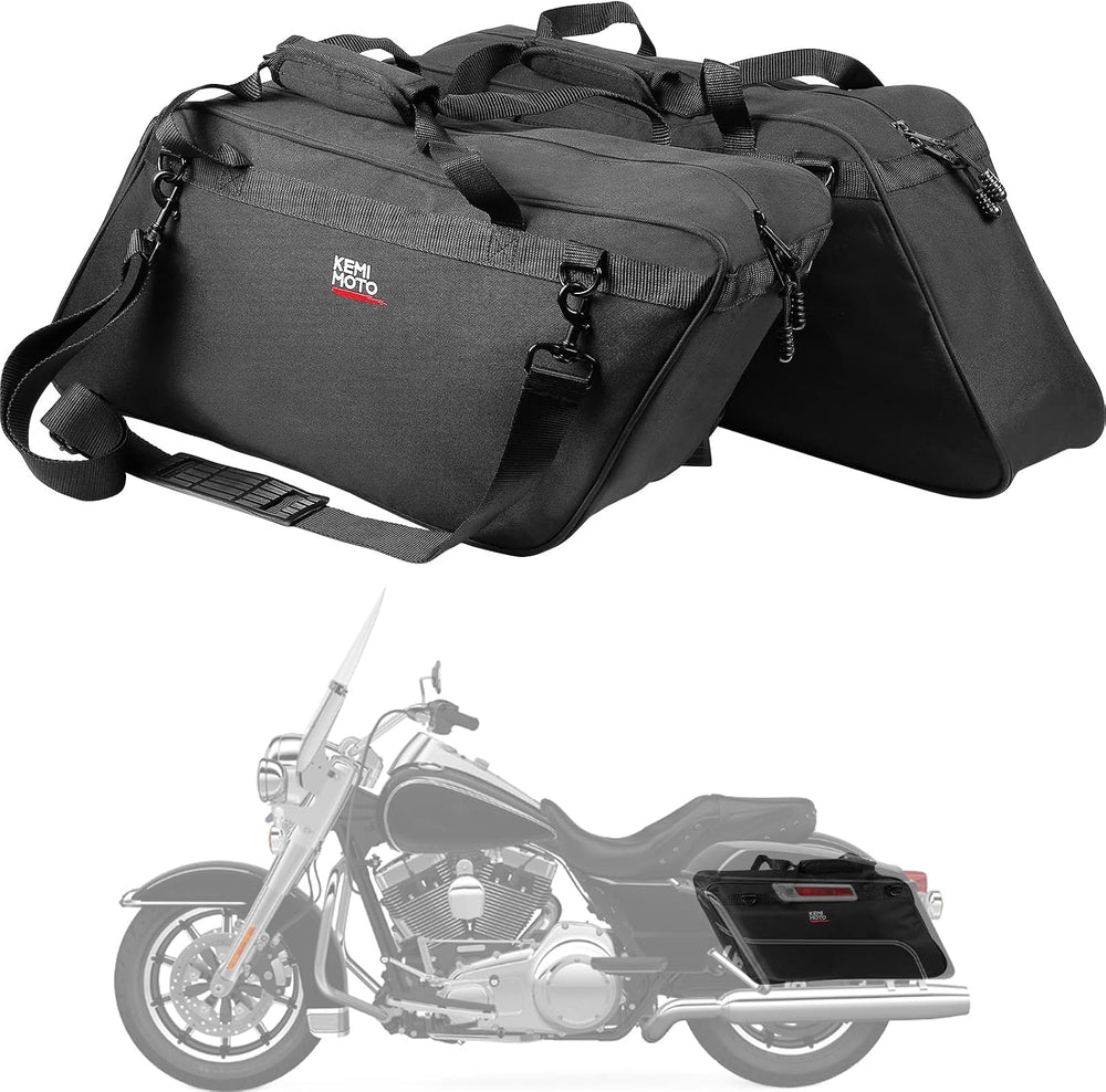 KEMIMOTO Saddlebag Liners 1 Pair Motorcycle Saddle Liner Bag 32L Hard Saddle ...