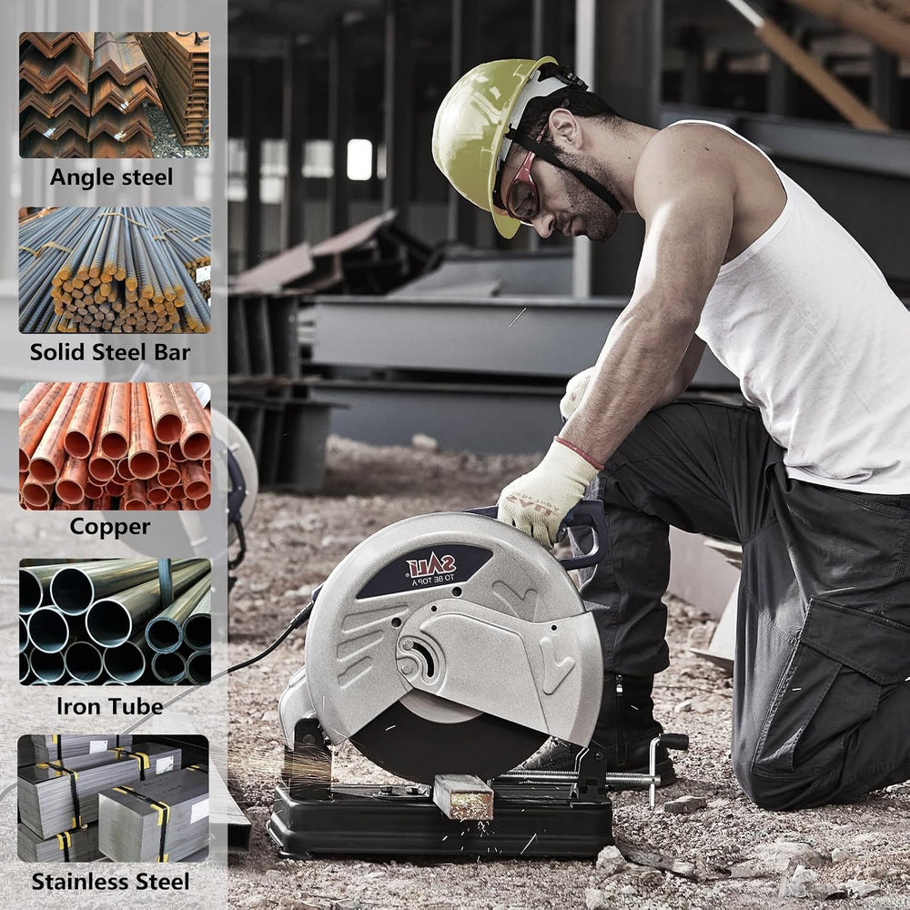 SALI 5 Pack Cut Off Wheel 14 Inch General Purpose Metal Cutting Wheel for 14&...